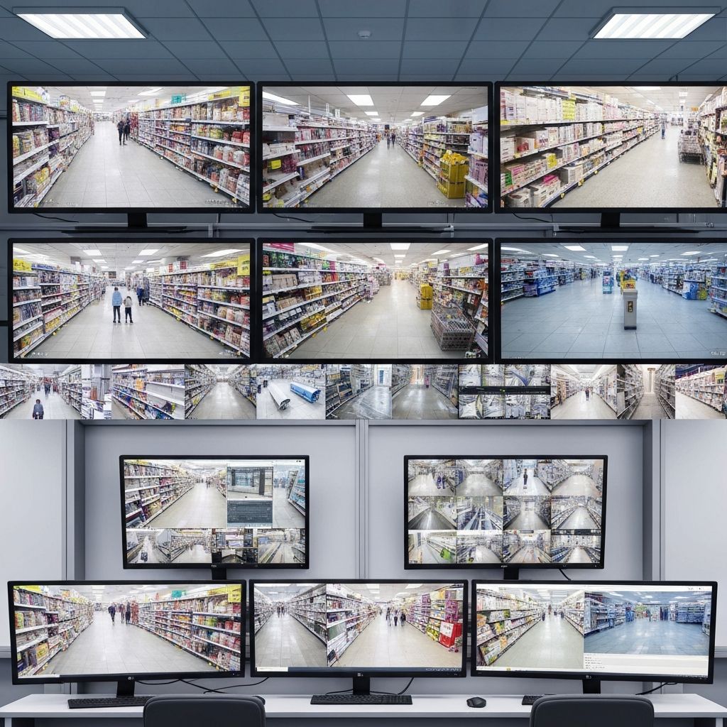 CCTV security camera system installation