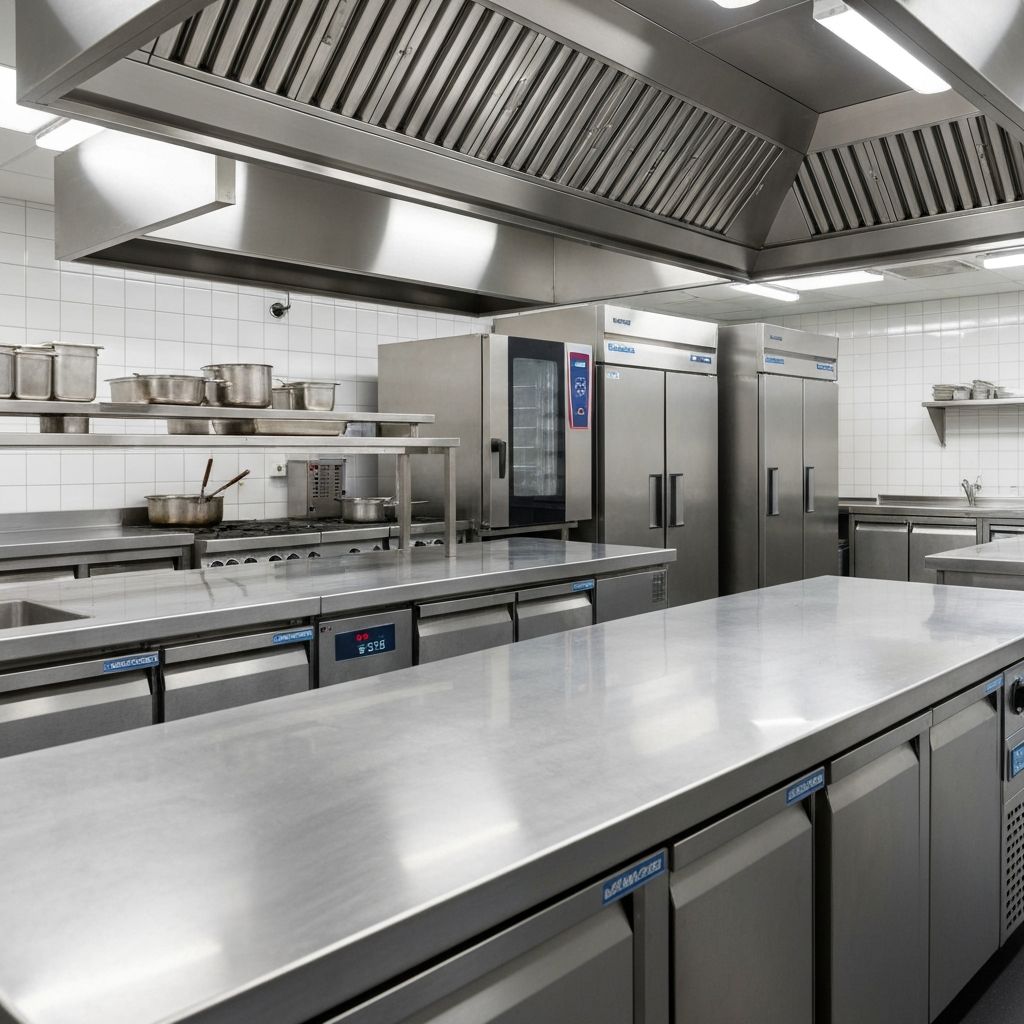 Commercial catering equipment installation