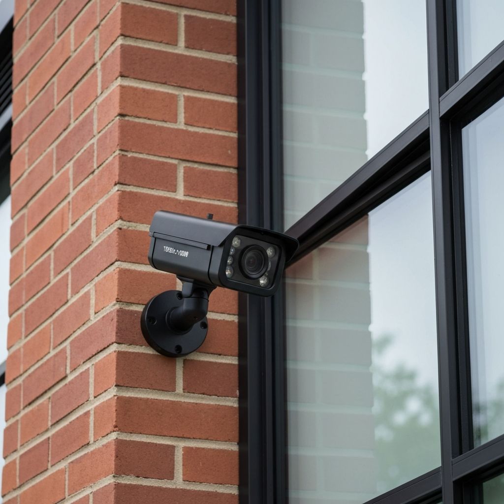 CCTV security camera installation